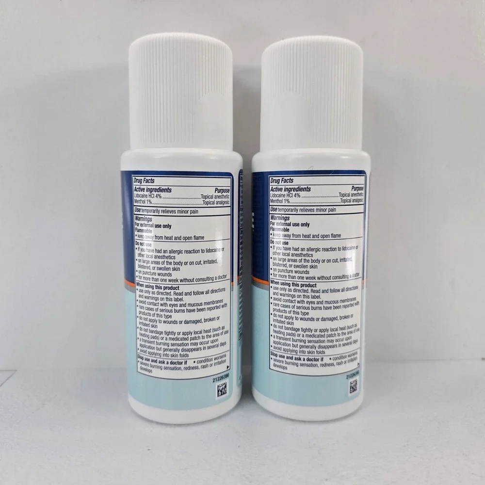 2 Pack Nervive Pain Relieving Liquid Roll-On 4.6oz Exp 12/27